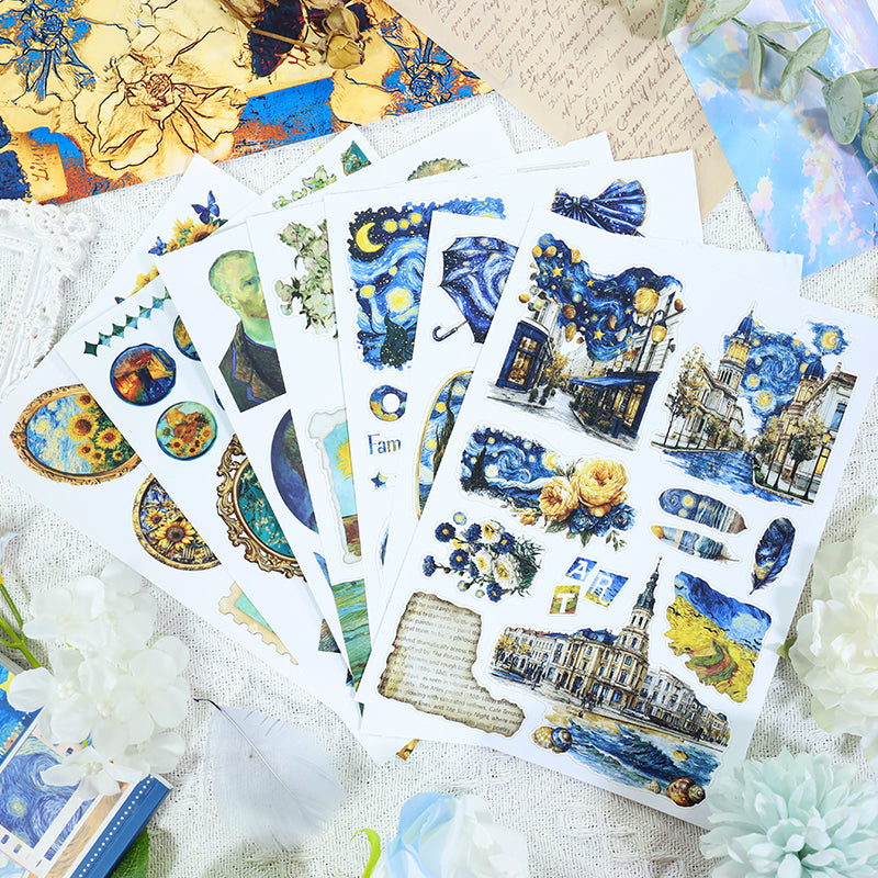 Starry Night Ecstatic Rhapsody Sticker Book -20Pcs each pack