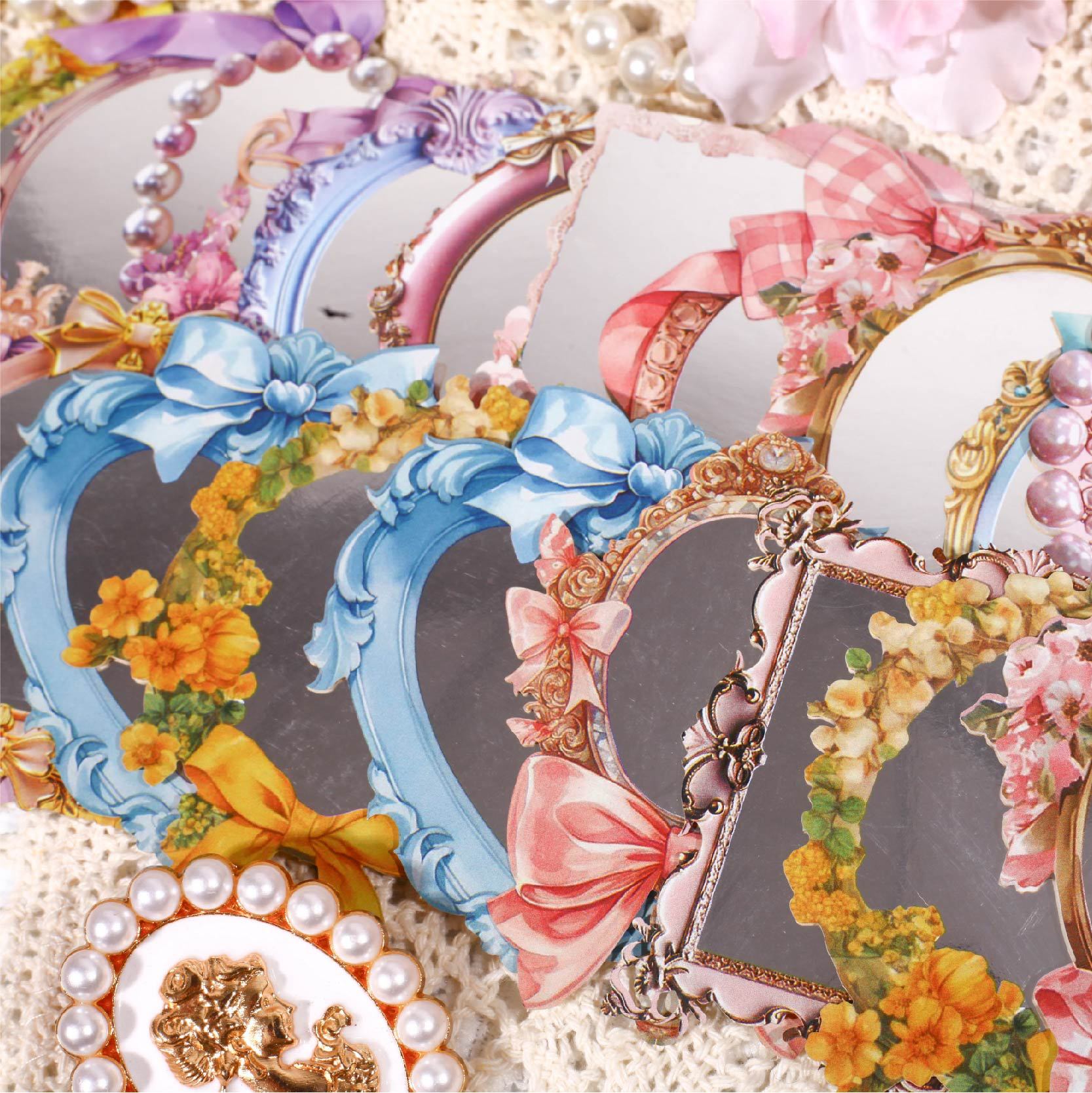 0402 Liu li mirror Series Paper -10Pcs each pack