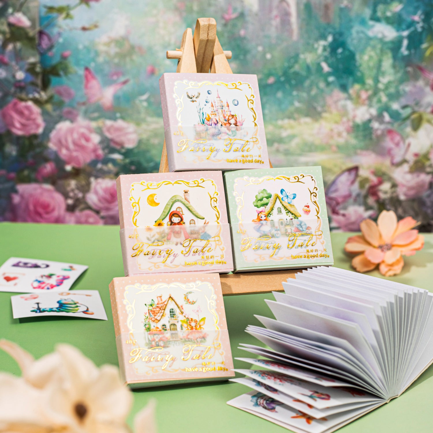 0328 Fairy Tale Series Washi Sticker -40Pcs each pack