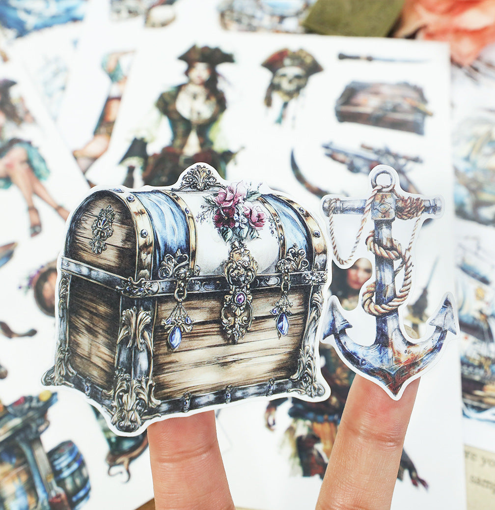 S-577- Under the Black Ship Sticker Book -20Pcs each pack