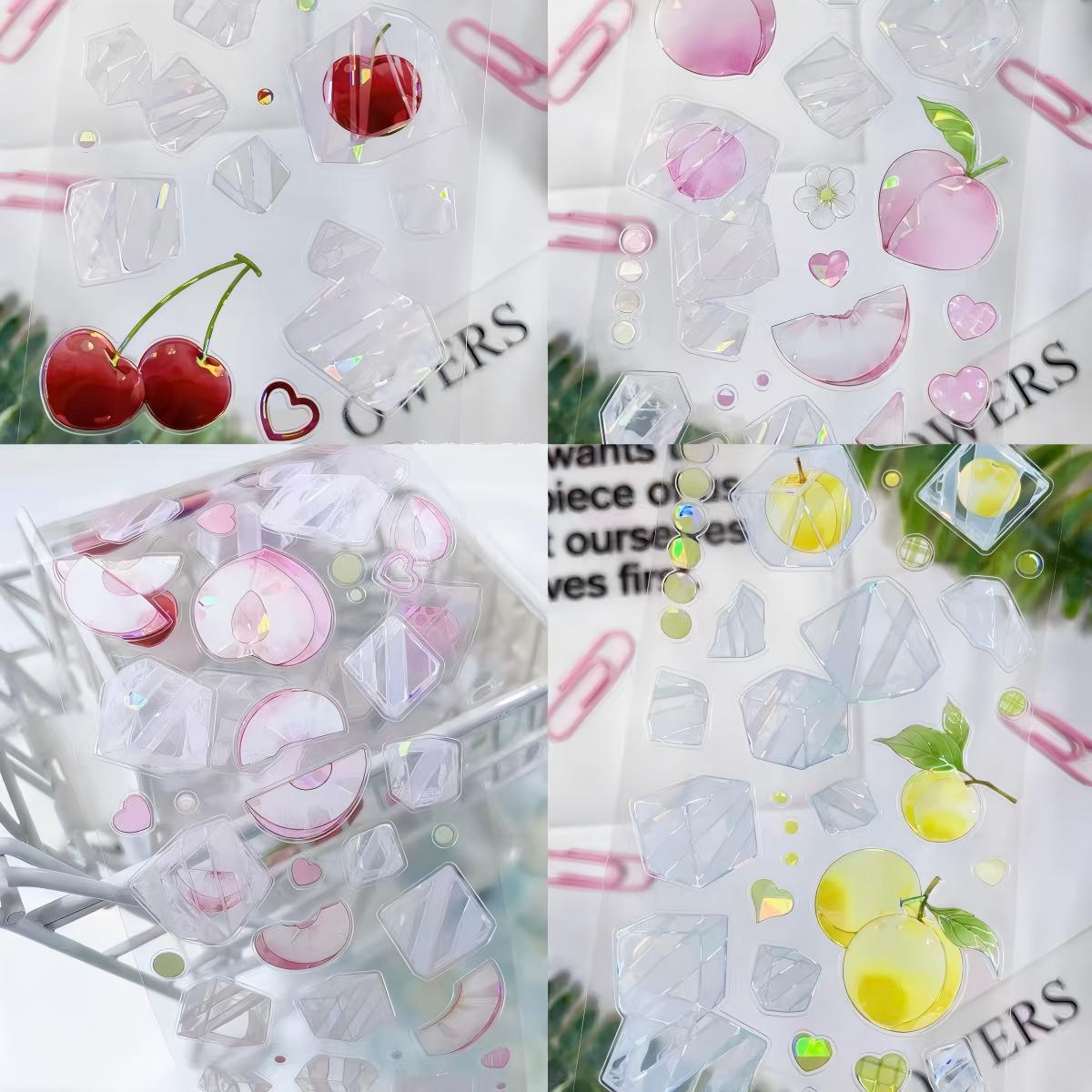 Fruit Ice Cubes Shell Gloss PET Tape (6 x 100 cm) 1 loop