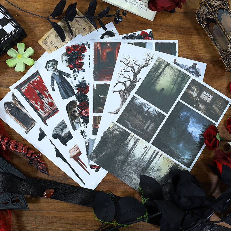 S-1280 The Silent Fear Sticker Book -20Pcs each pack