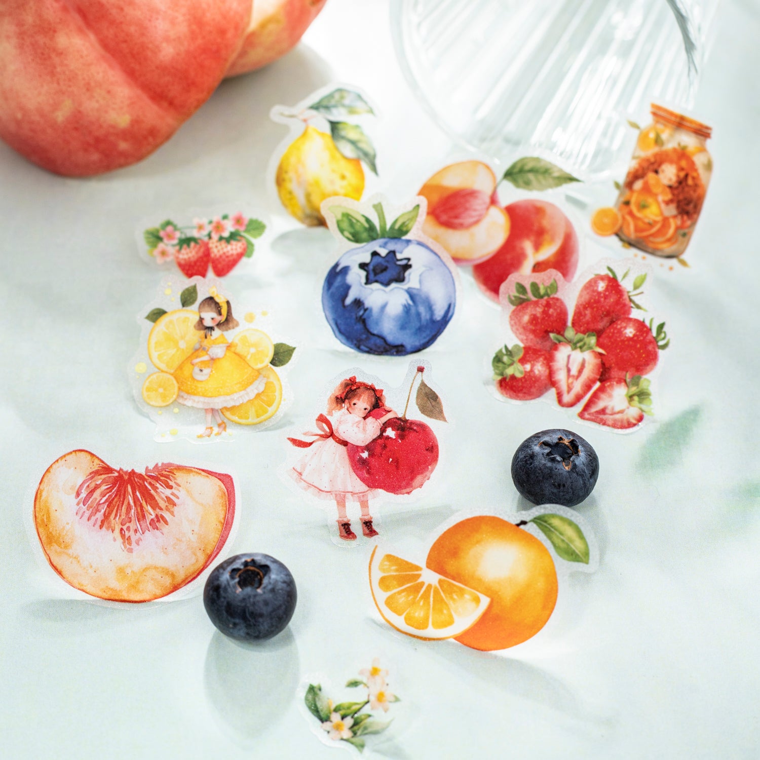 0716 Fruit PET tape *pre-cut -4CM*2M