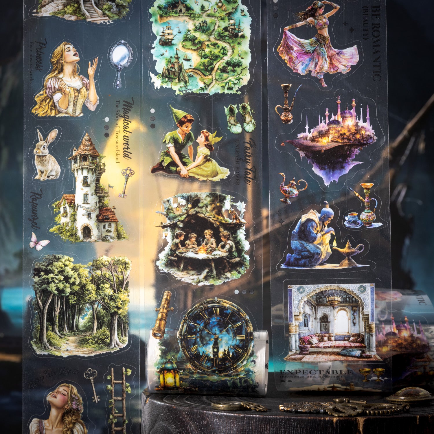 0629 Fairy tales PET tape *pre-cut -6.5cm*2M