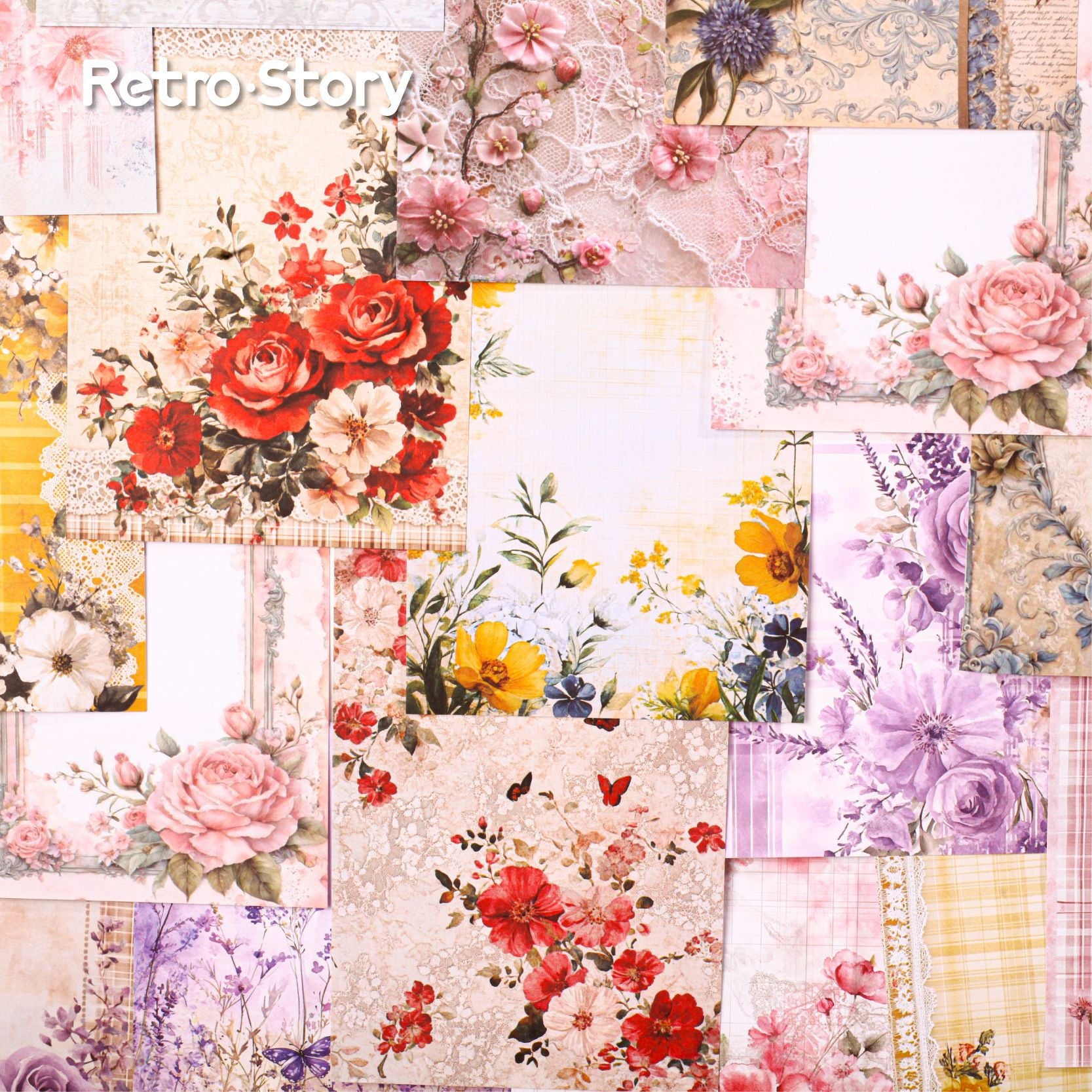 0408 Wind Dye Series Paper -30Pcs each pack