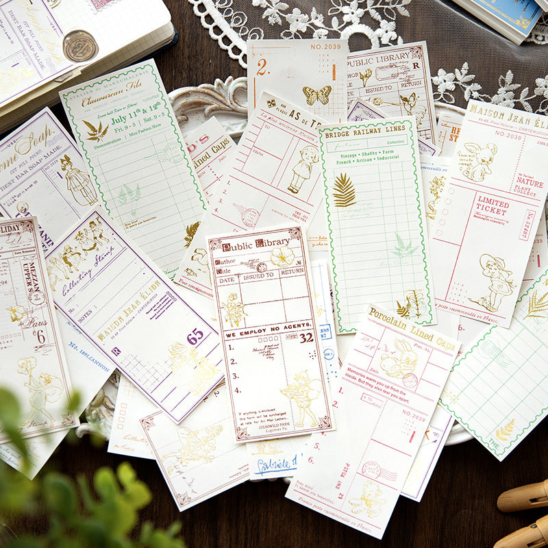 Vintage Notepad -40Pcs each pack