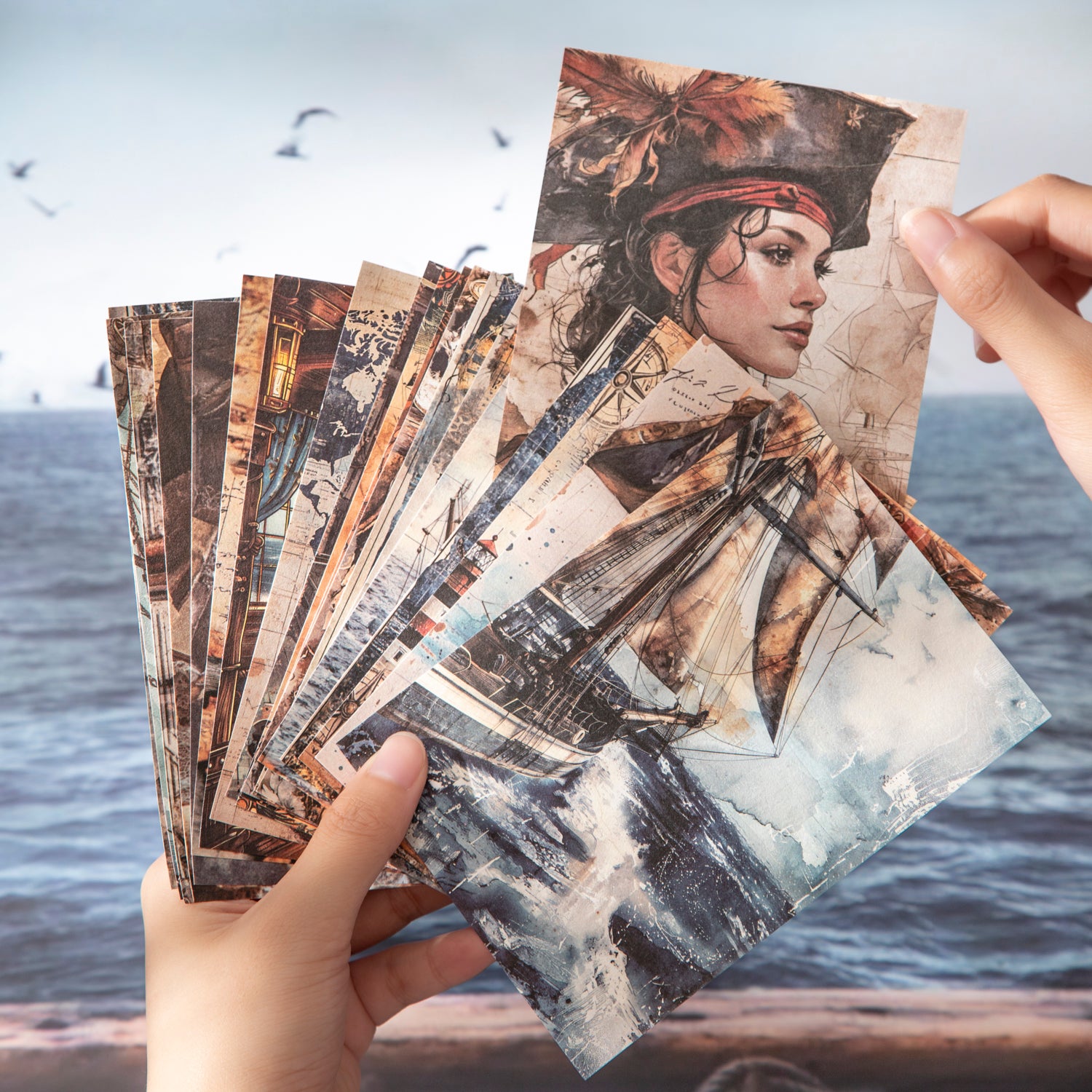 0806 Voyage Log Paper -30Pcs each pack