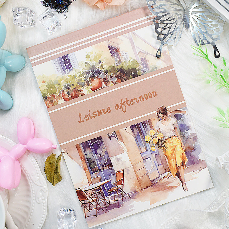 S-534- Leisure afternoon Sticker Book -20Pcs each pack