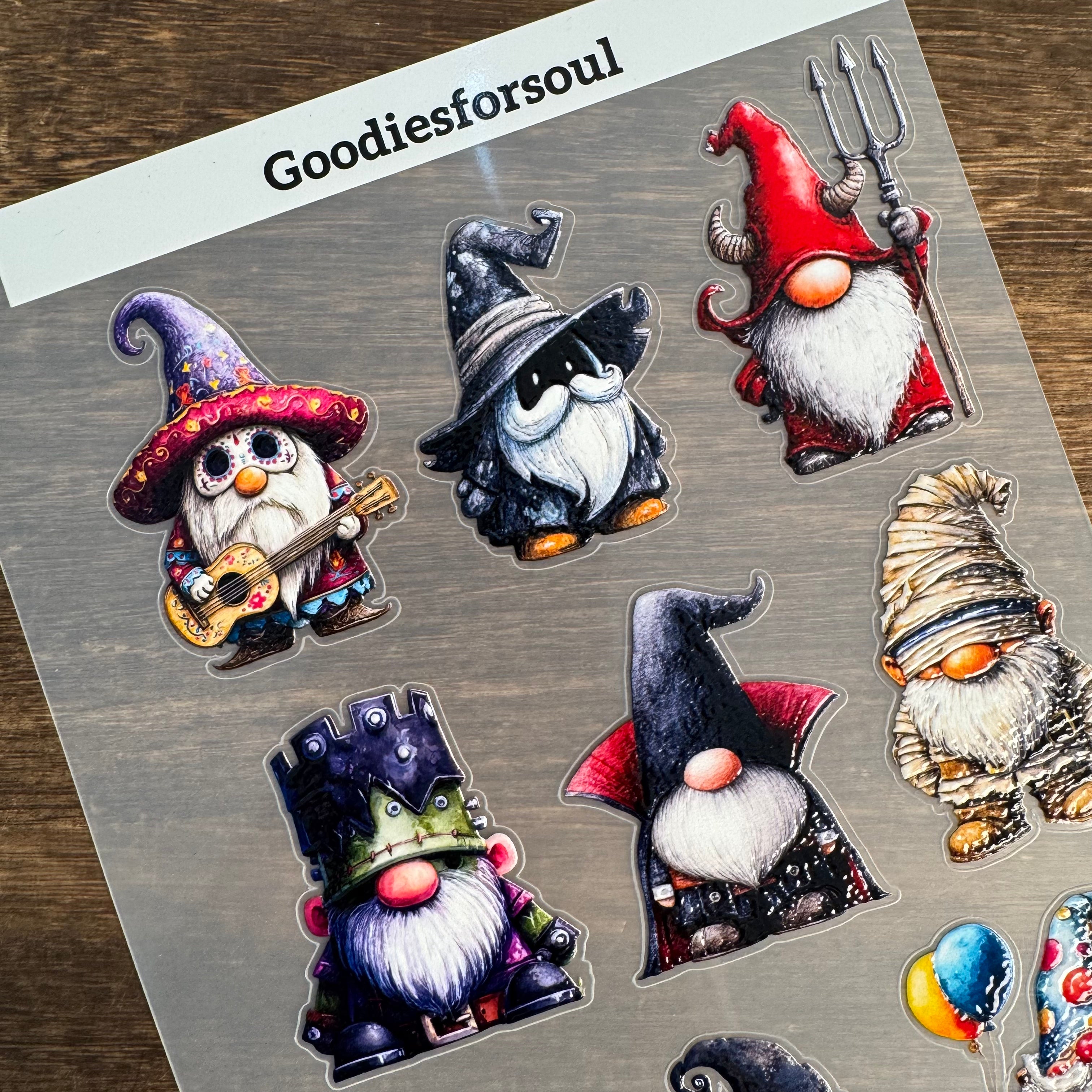 3D Halloween Party Character PET Stickers (B) 1pcs