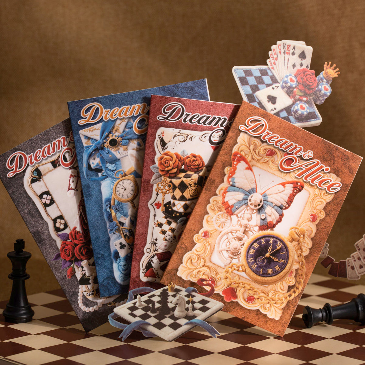 Dreams and Alice Solid Stickers -15Pcs each pack