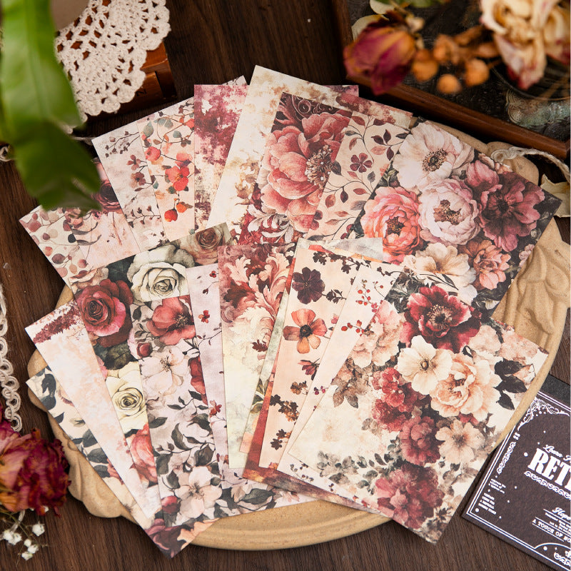 0509 Retro Scrolls Series Solid Paper -20Pcs each pack