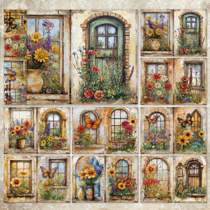 0306 A5 background paper DP2506 -8Pcs each pack