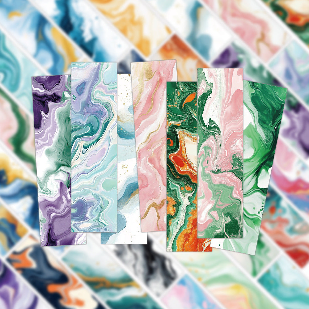 0718 Marble Bookmarks 30 pcs