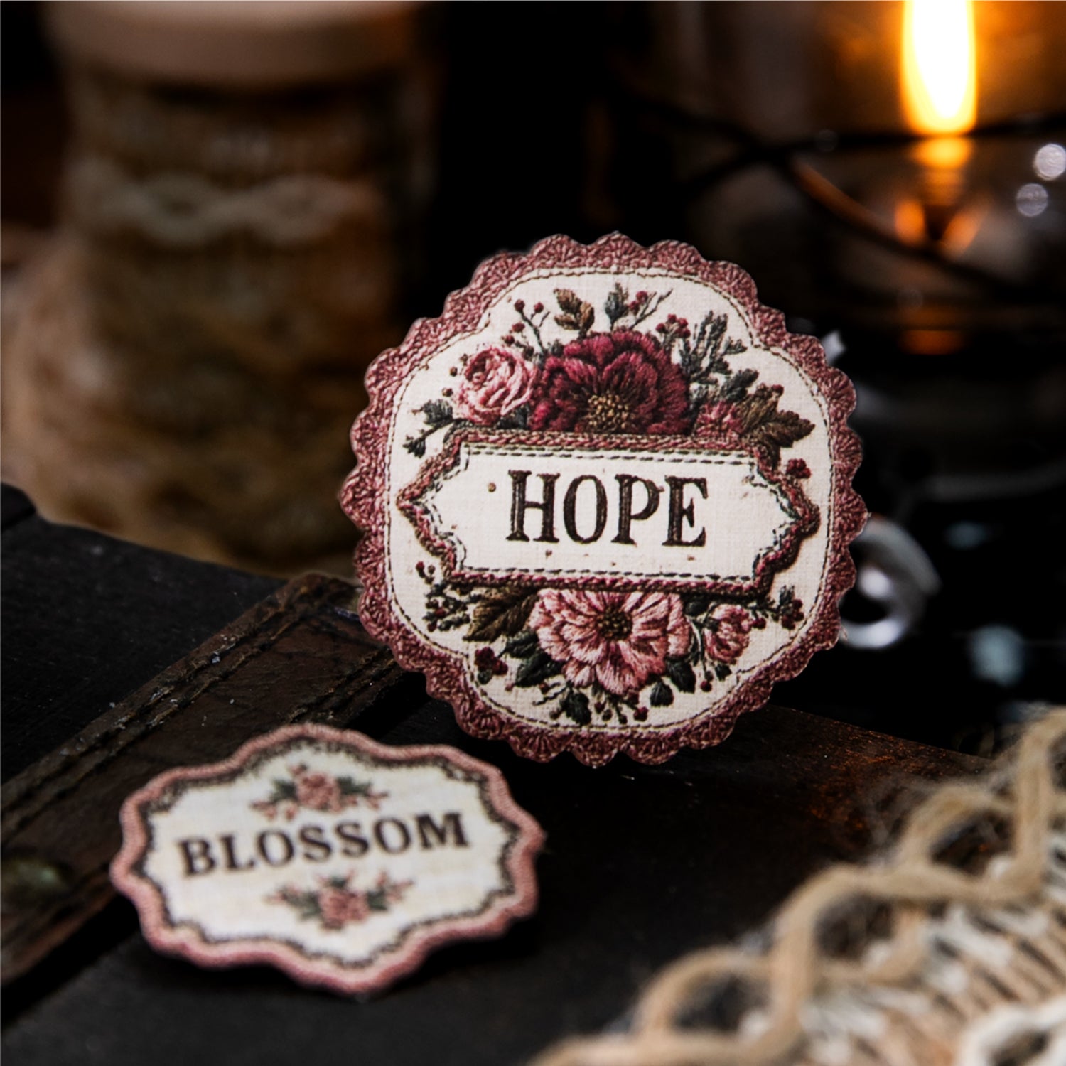 1027 Vintage cloth label sticker -20Pcs each pack