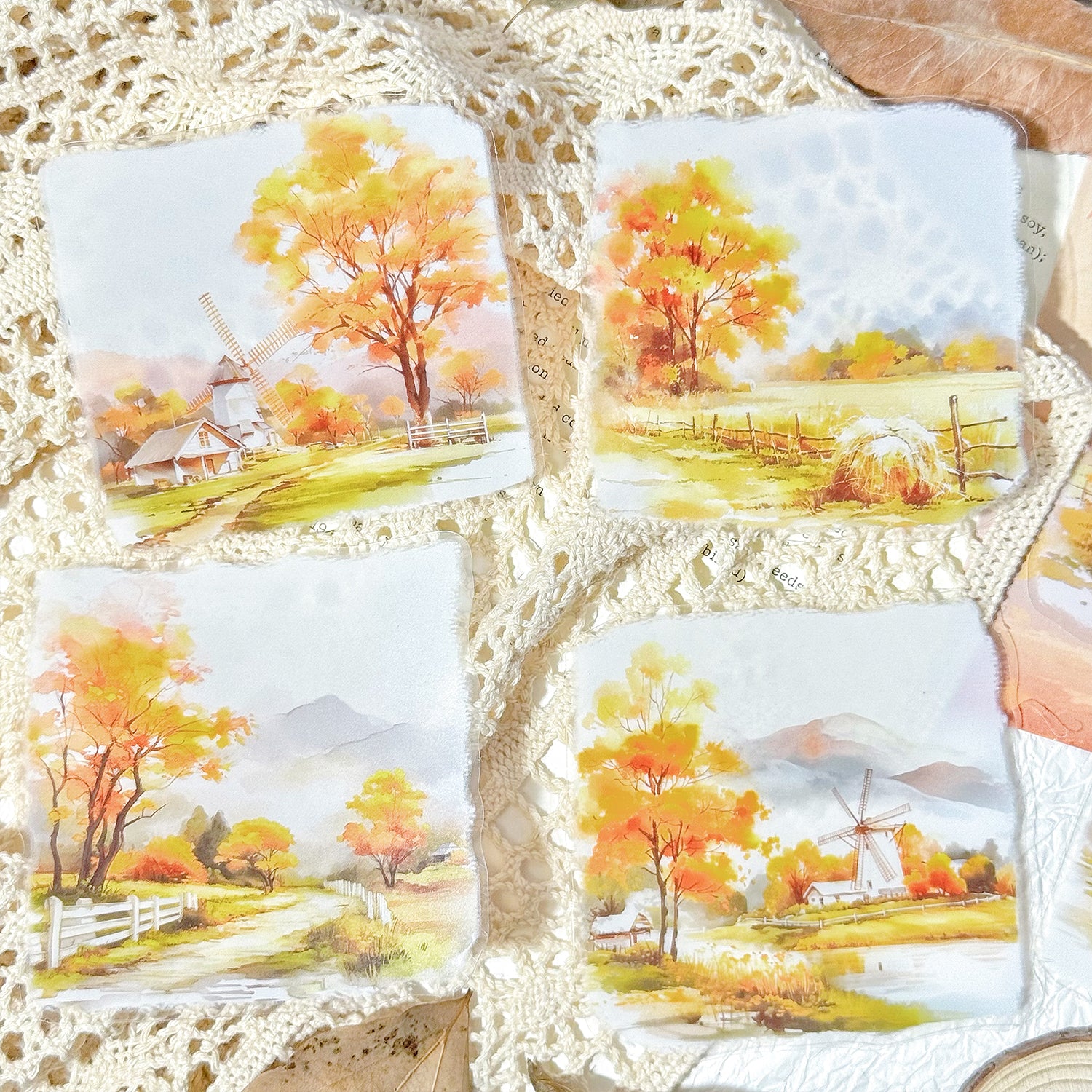 0801 Story of Four Seasons PET Sticker -10Pcs each pack