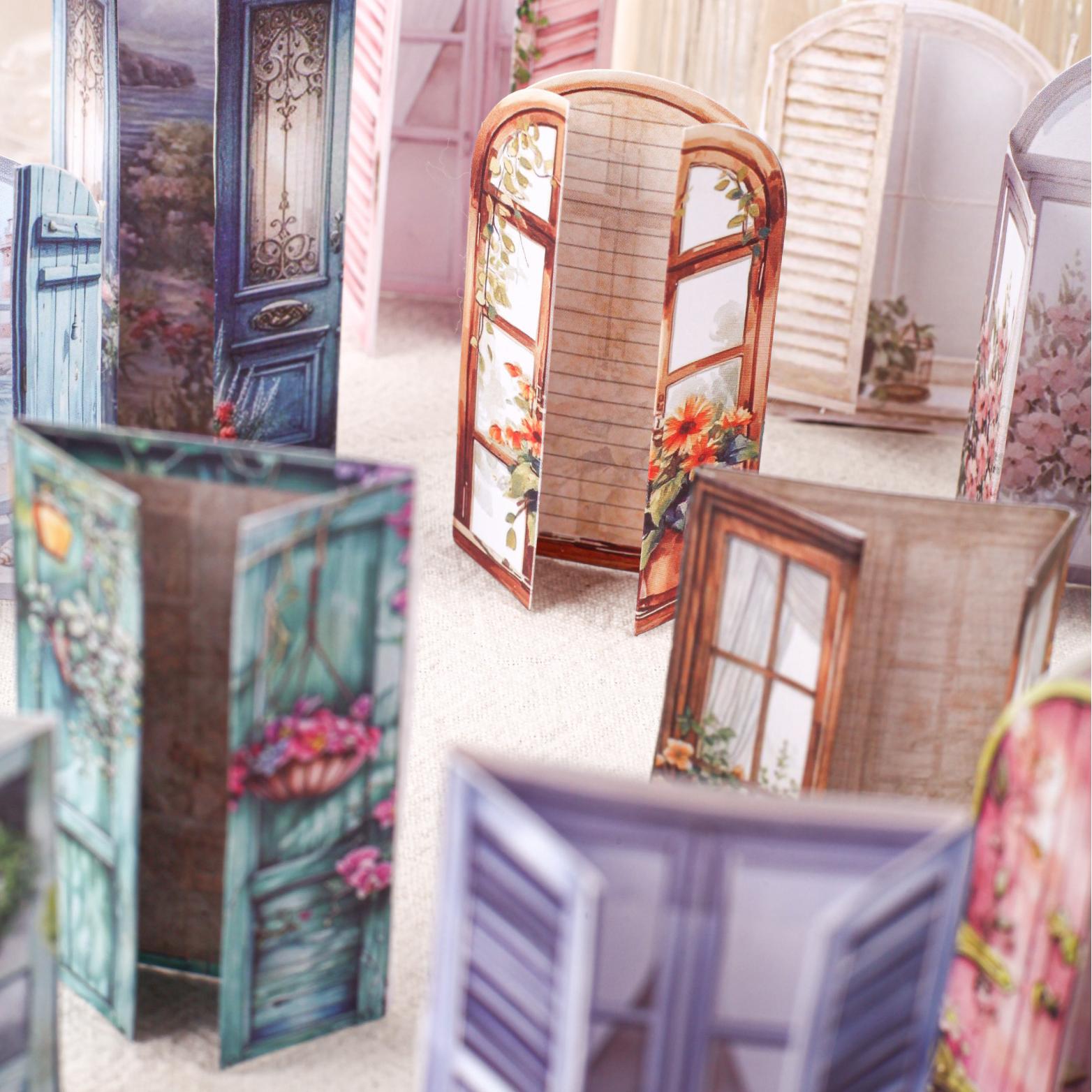 0715 Window of time sticker -10Pcs each pack