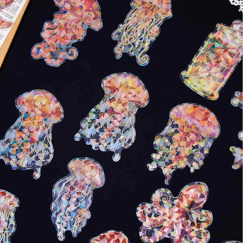 Fantasy ocean sticker -20Pcs each pack