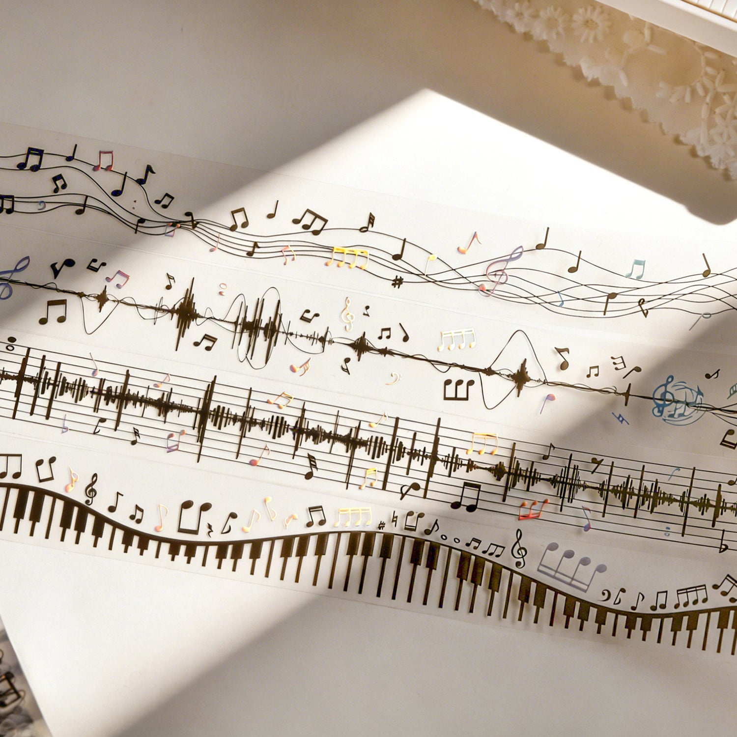 Music Flowing PET Tape -2.5cm*2m