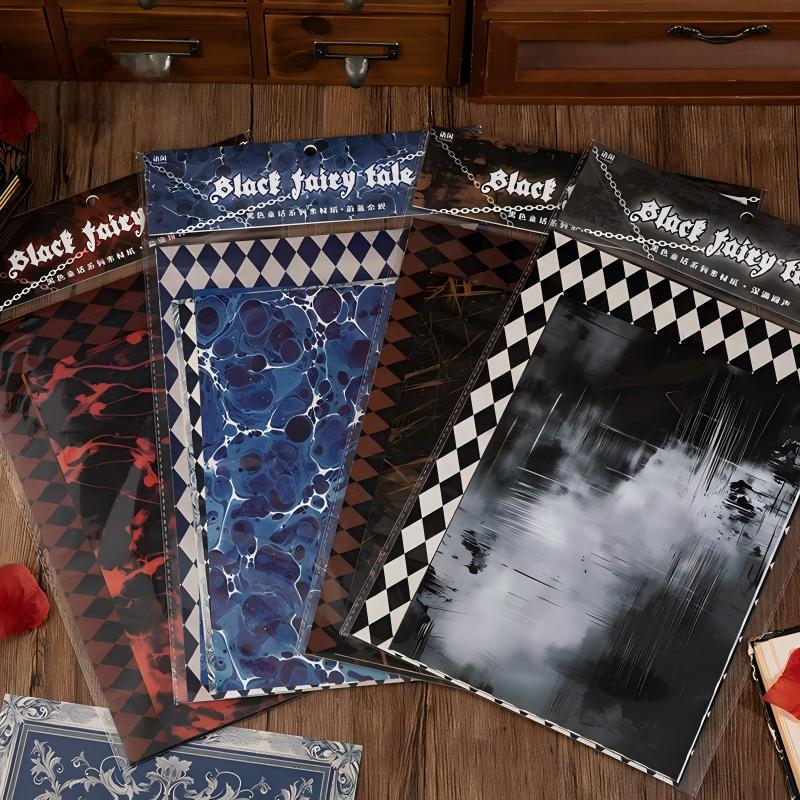 0927 Dark fairy tale paper -10Pcs each pack