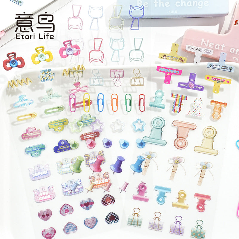 0327 Beautiful Favorites Series Sticker -3Pcs each pack