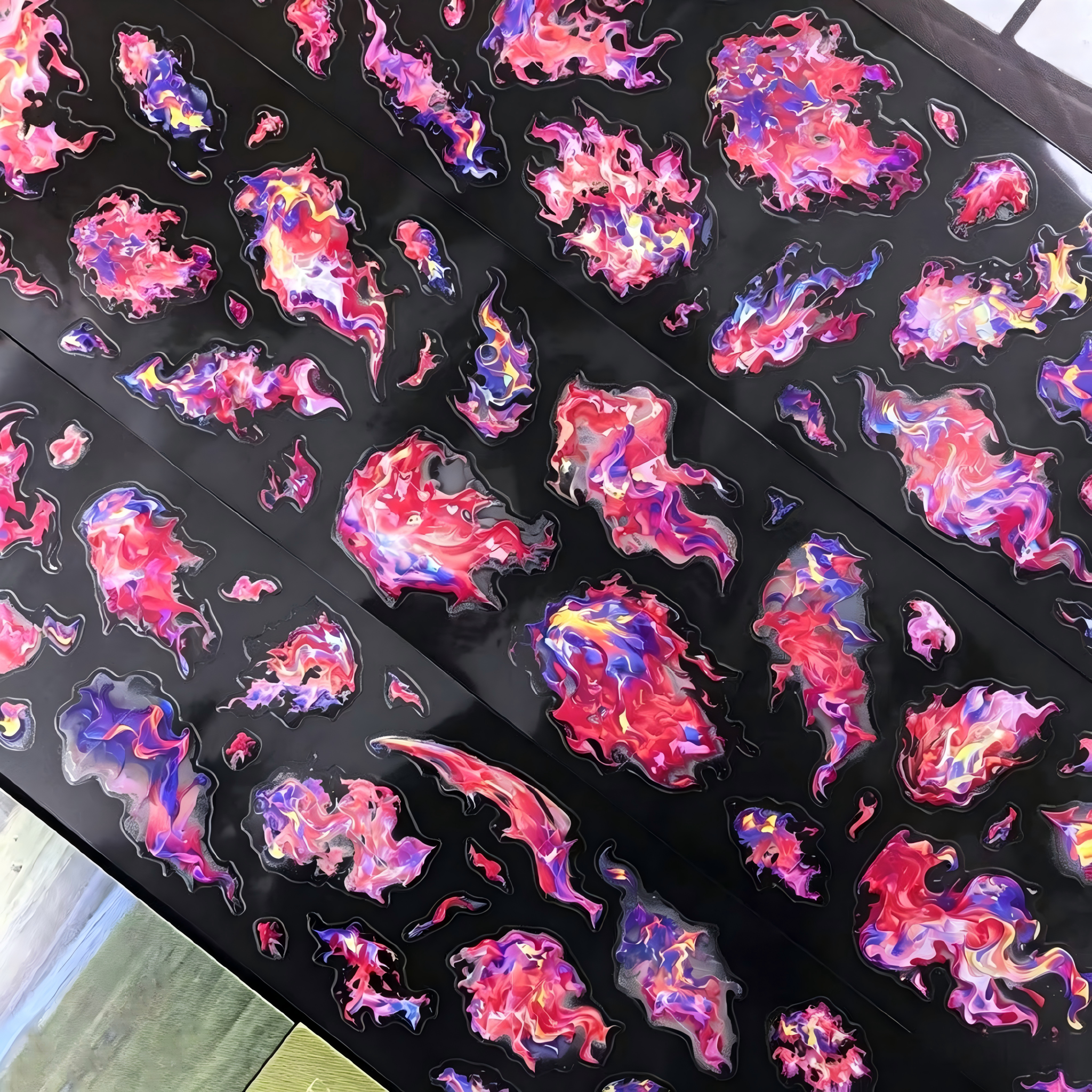 Blazing Dusk Shell Gloss Pre-cut PET Tape (6 x 100 cm) 1 loop