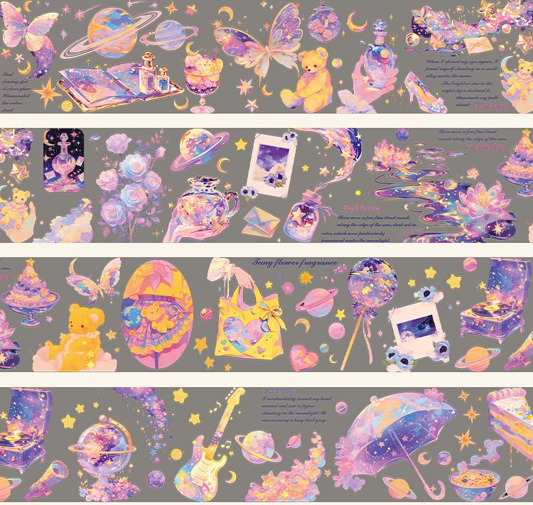 0710 T-289 Star dome throbbing PET tape -6cm*2m