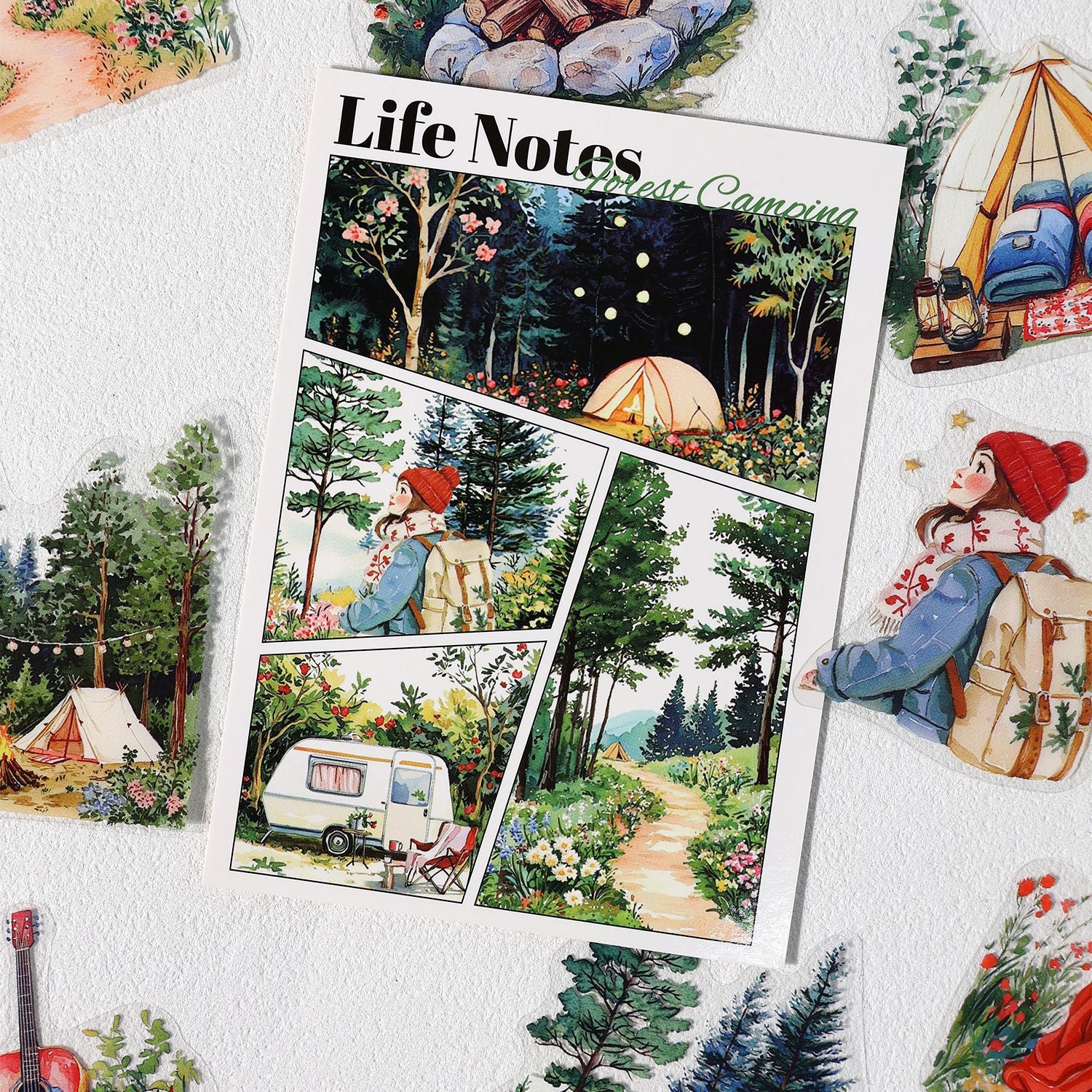 0620 Life notes PET sticker -25Pcs each pack