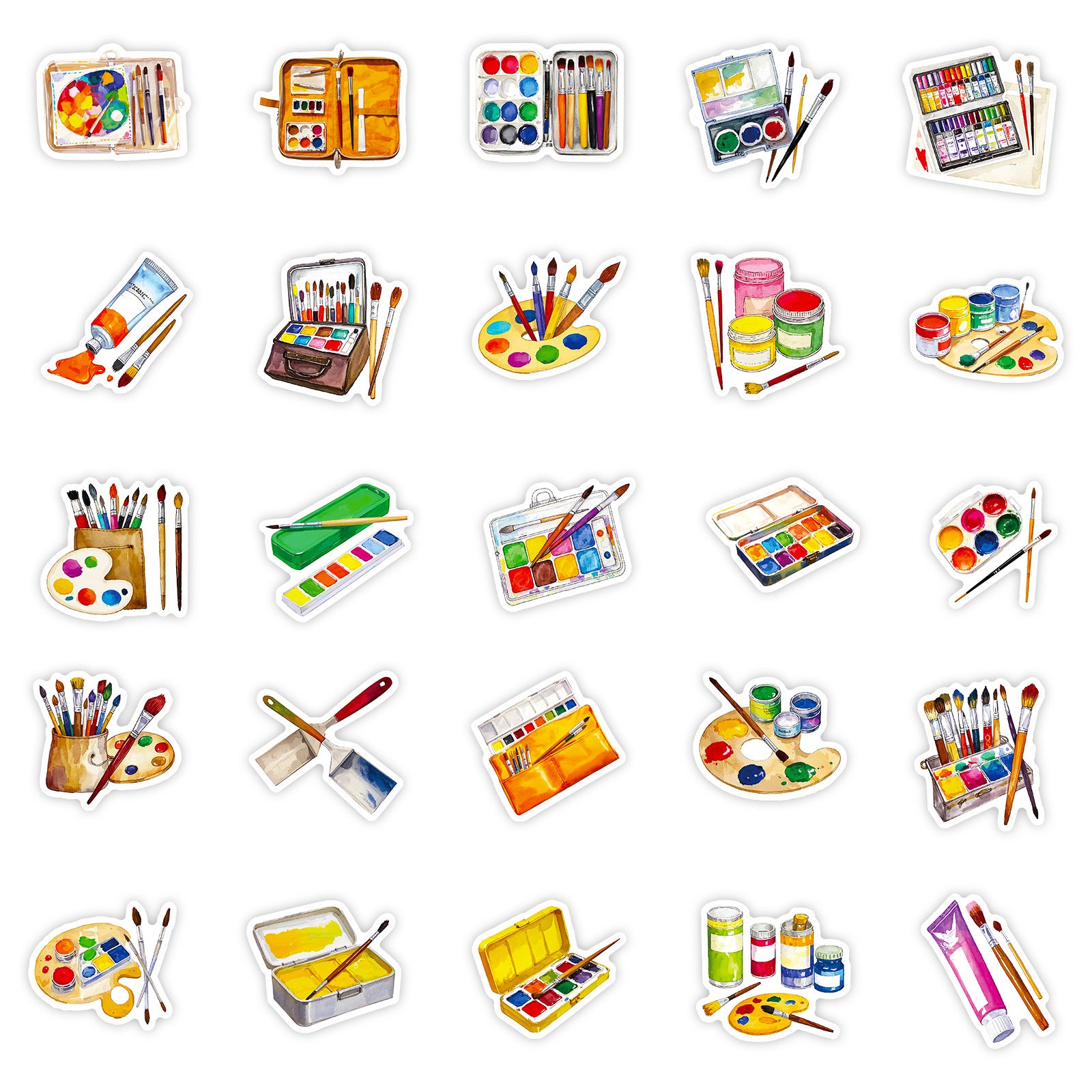 0919 56 Tool stickers solid with white border