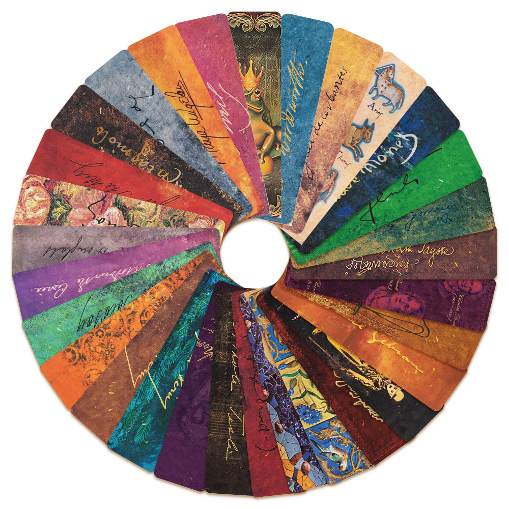 0719 Celebrity Manuscripts Bookmarks 30 pcs