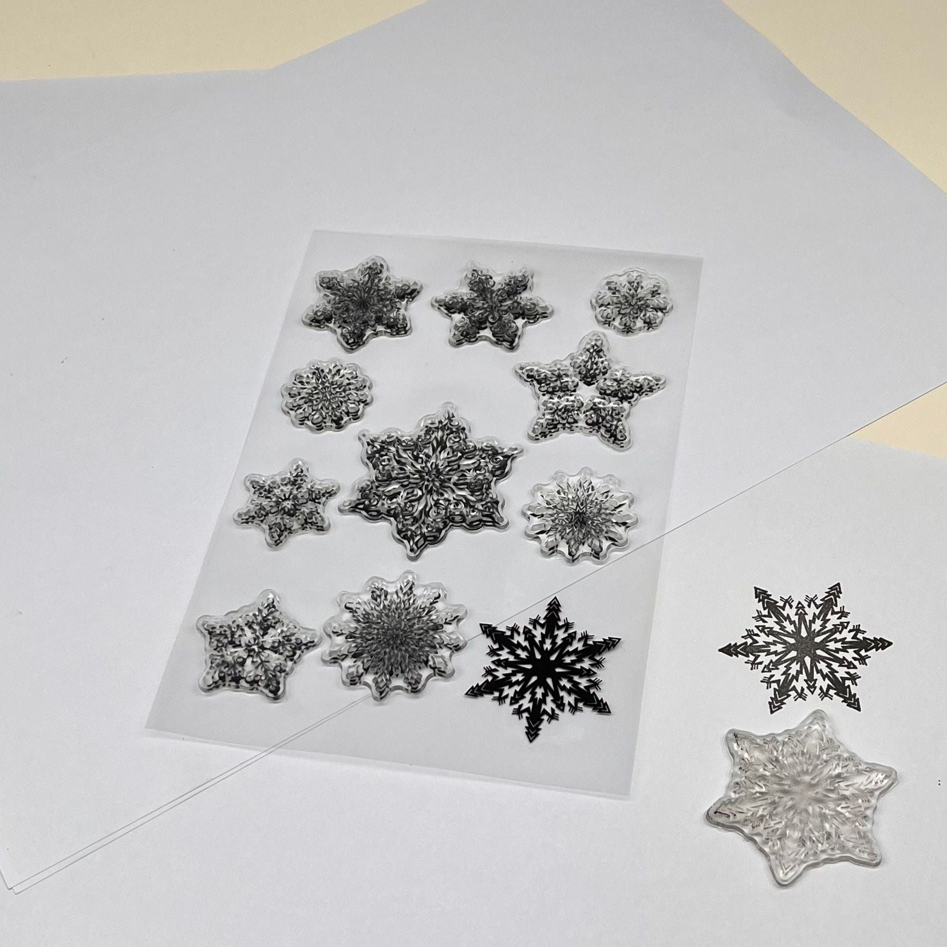 1106 Snowflake Clear Stamp 11cm*16cm