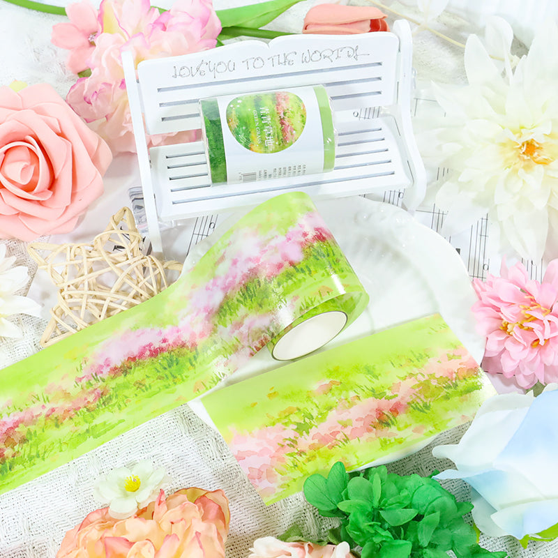 Green meadow PET Tape -5.5cm*2m