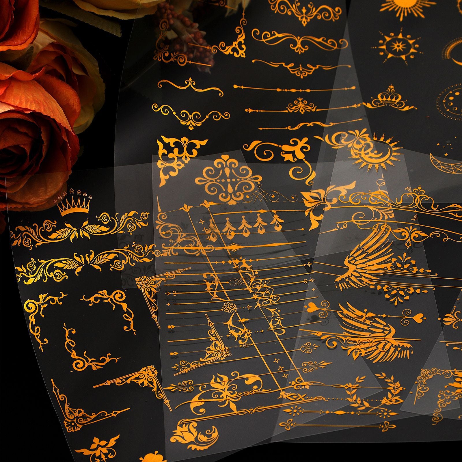 0614 Frame PET sticker -9Pcs each pack