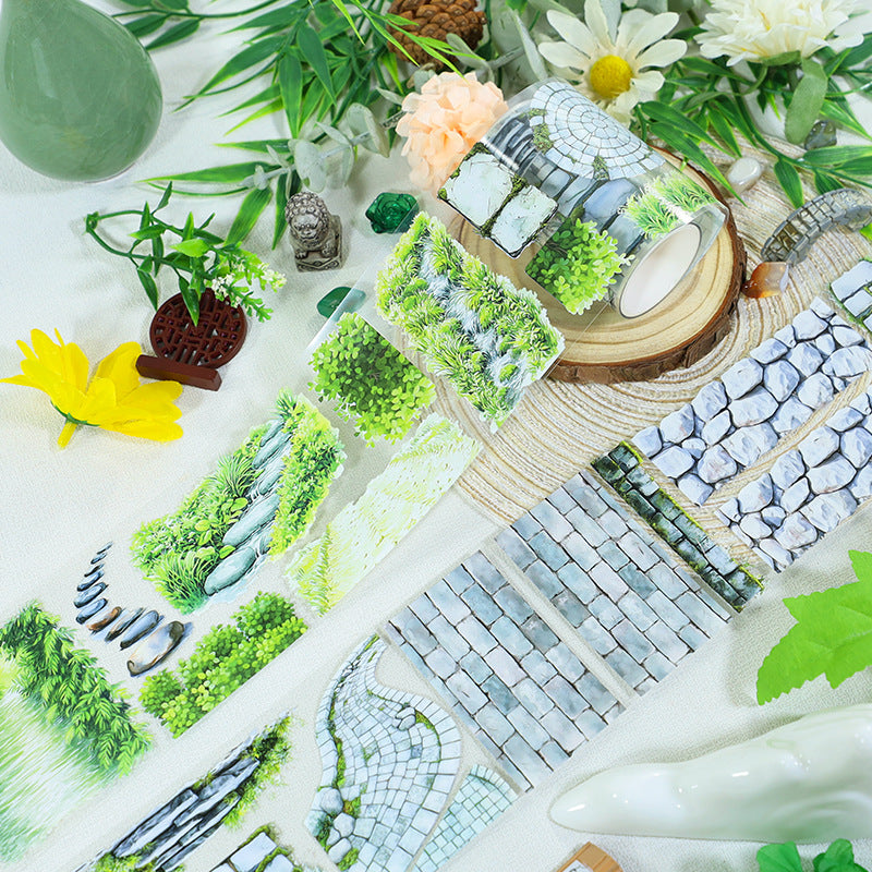 0804 T-341 Limestone tile PET tape -7cm*2m