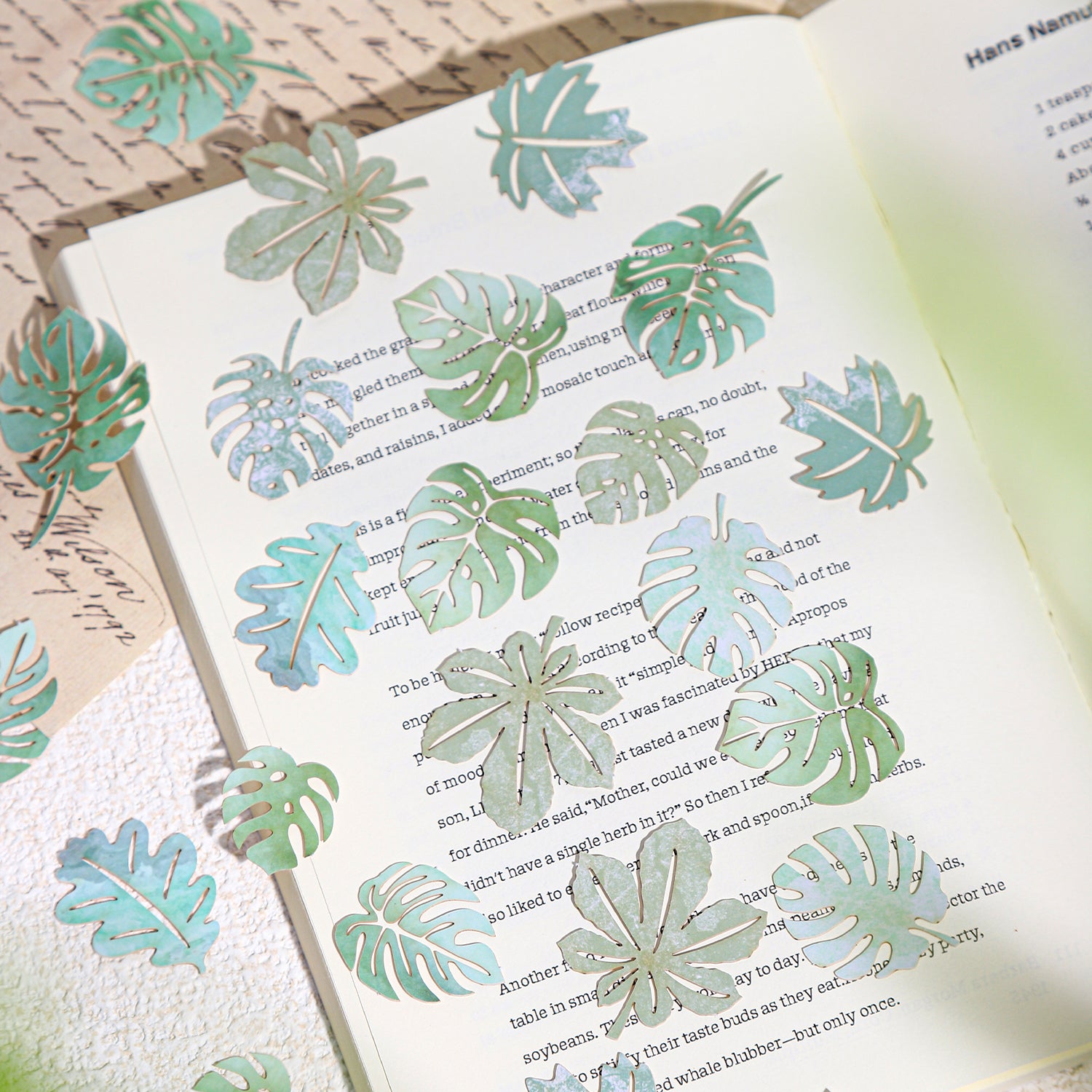 0521 Dancing in white mist Series die cut cardstock Paper -30Pcs each pack