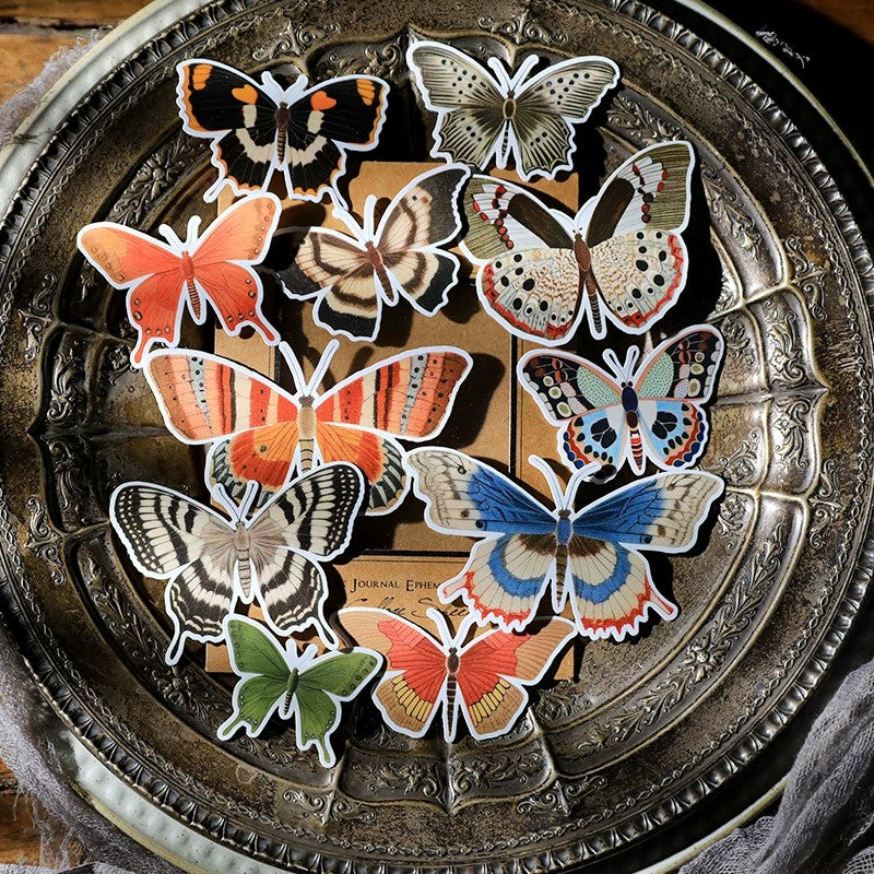 Vintage Butterfly cardstock paper -11Pcs each pack