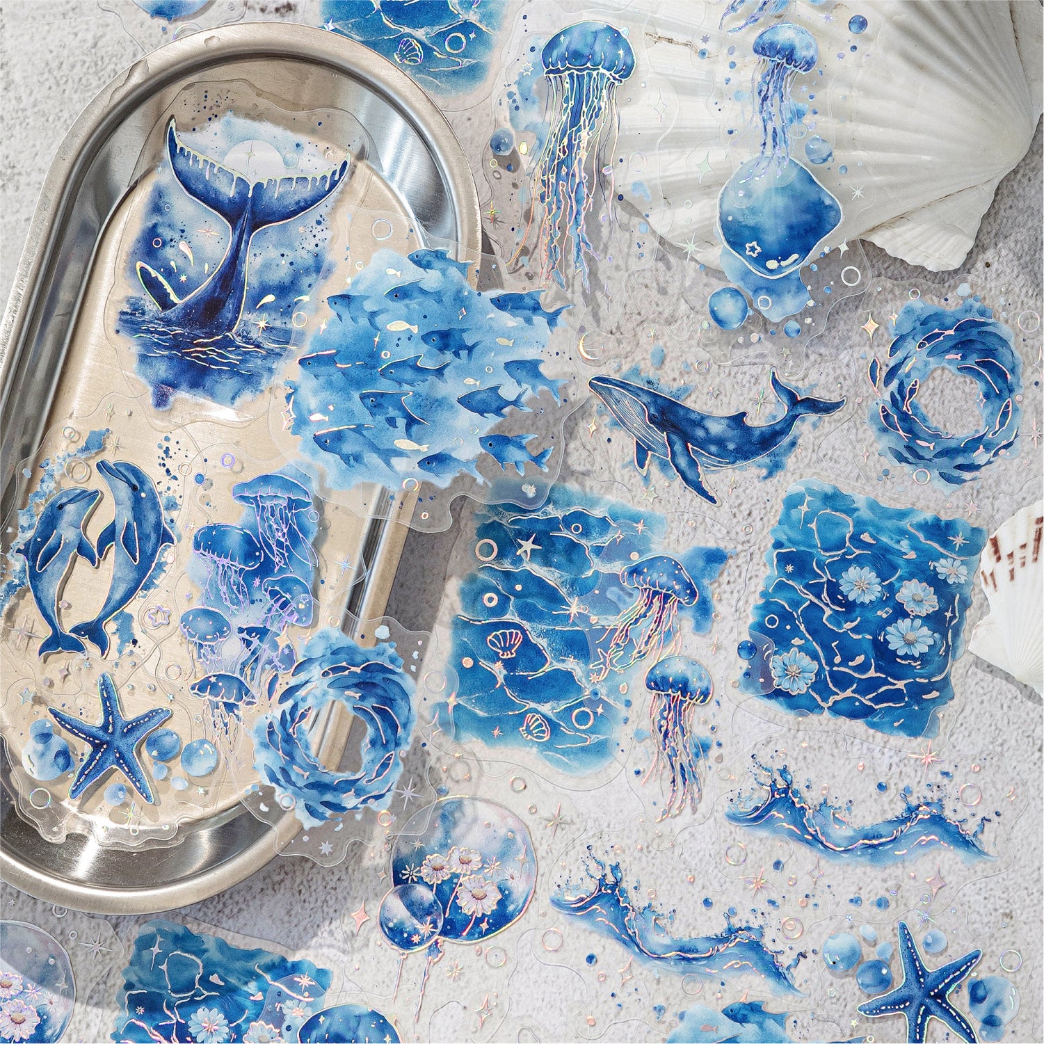 0929 Blues Dream PET Sticker -30Pcs each pack