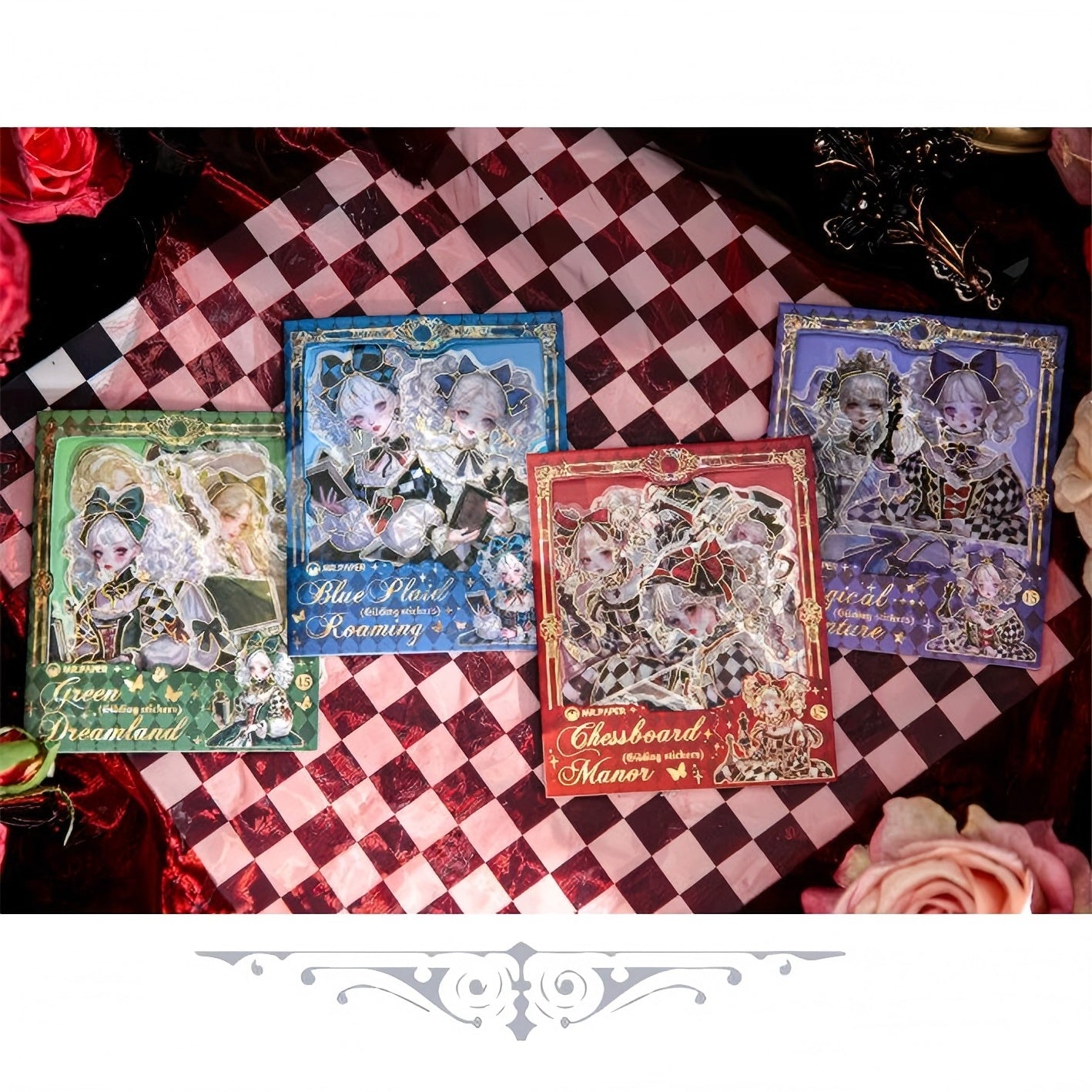 0407 Fantasy waltz series PET Sticker -15Pcs each pack