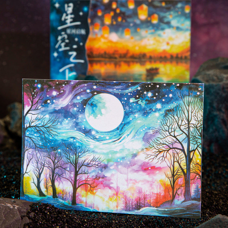 0611 Starry sky Washi sticker -5Pcs each pack