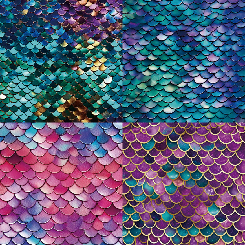 0602 Queen of Mermaids paper R2414 -24Pcs each pack