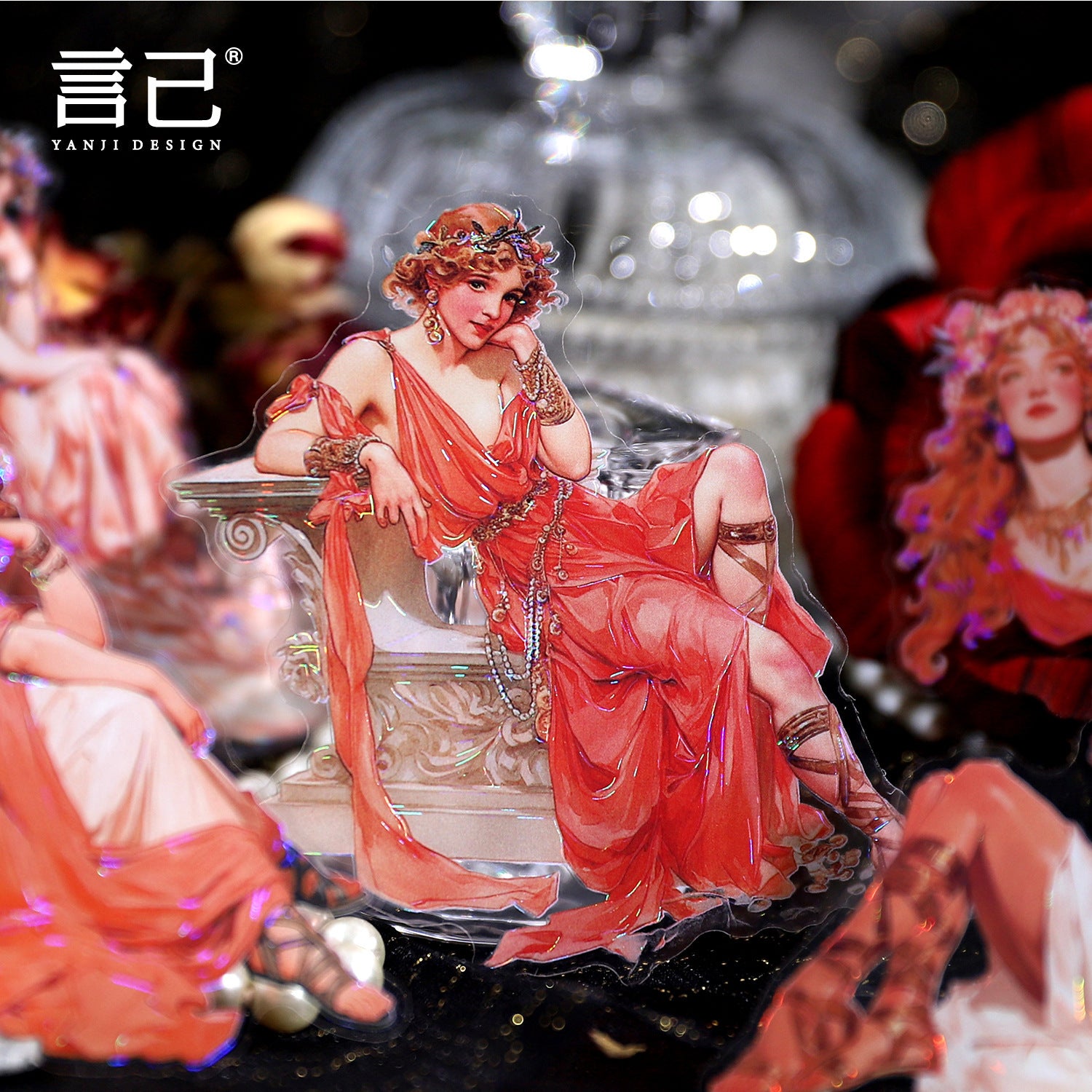 0412 Fairy country Series PET Sticker Book-10Pcs each pack