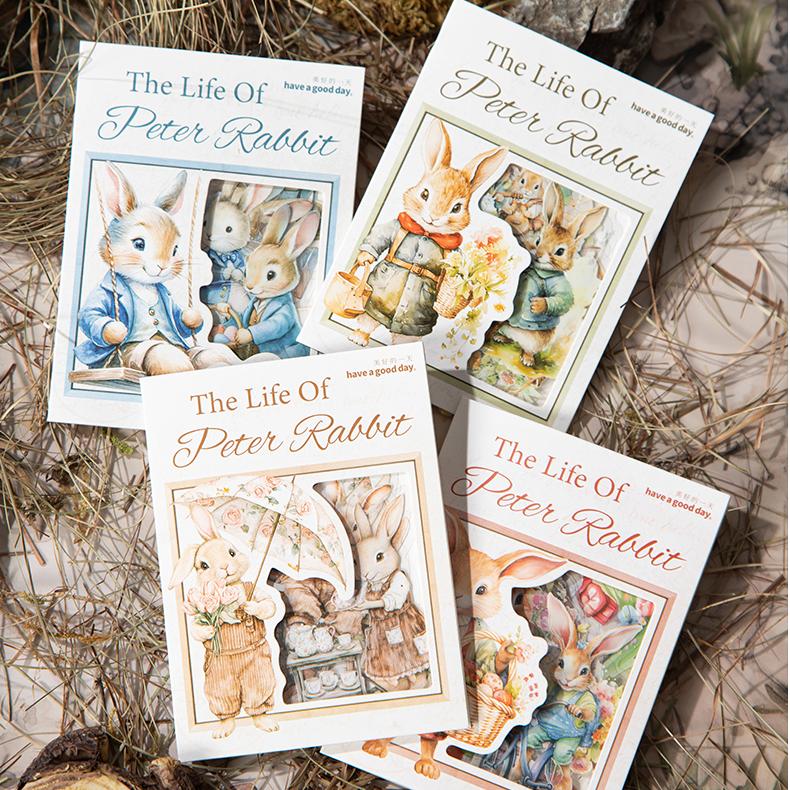 0404 The Life of Peter Rabbit Series PET Sticker -15Pcs each pack