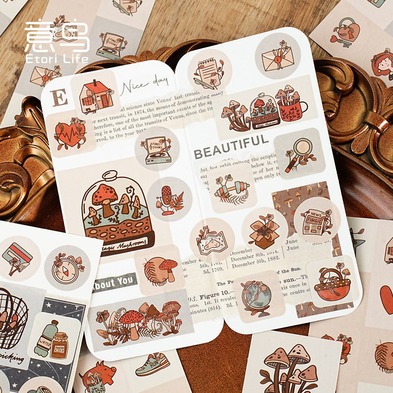 0324 Beautiful Stories Series sticker -50Pcs each pack