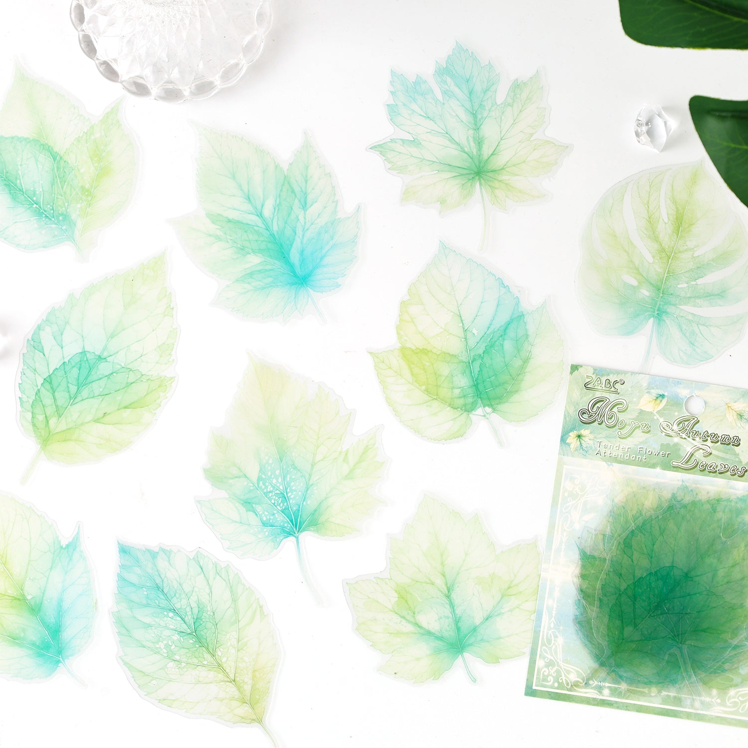 Flowers PET sticker -20Pcs each pack