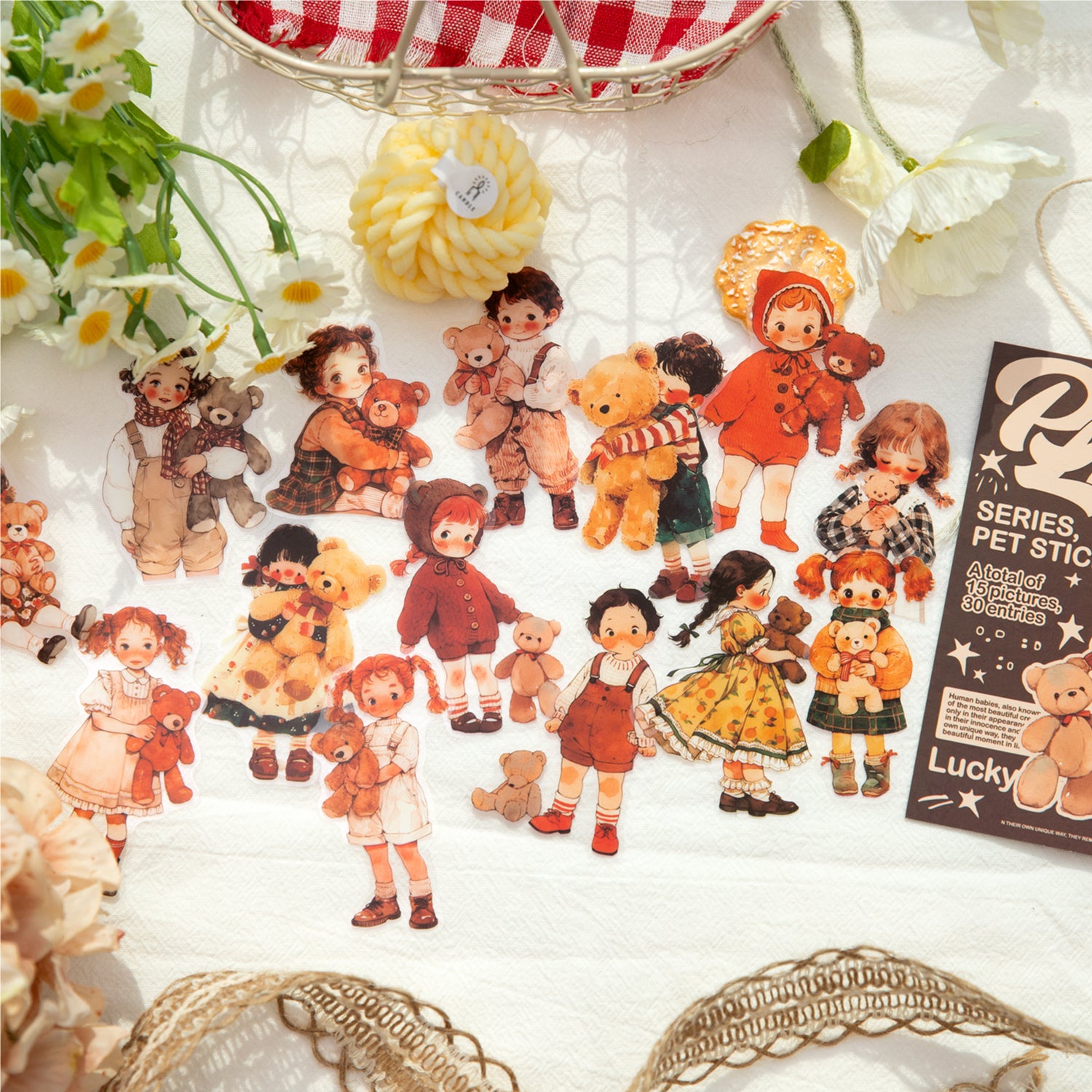 0320 Little Paradise Series Sticker -30Pcs each pack