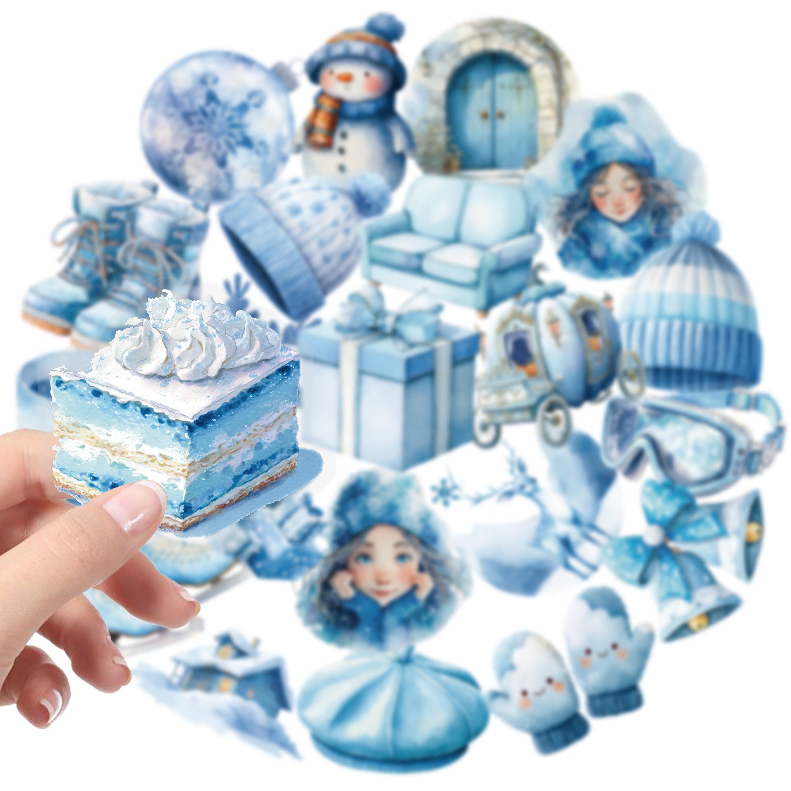 0919 56 Winter PET sticker