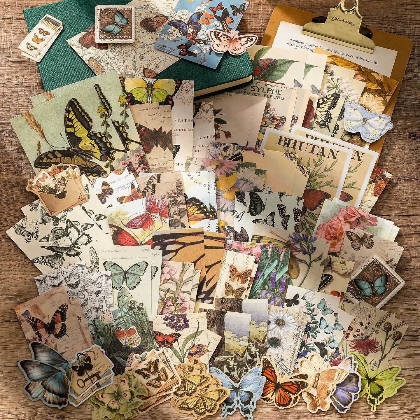 Memory of Old Days Paper -100Pcs each pack