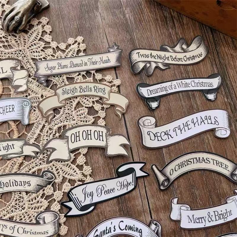 0704 Vintage circus banner sticker -25Pcs each pack