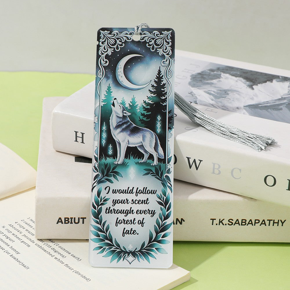 Fantasy animals Acrylic bookmark