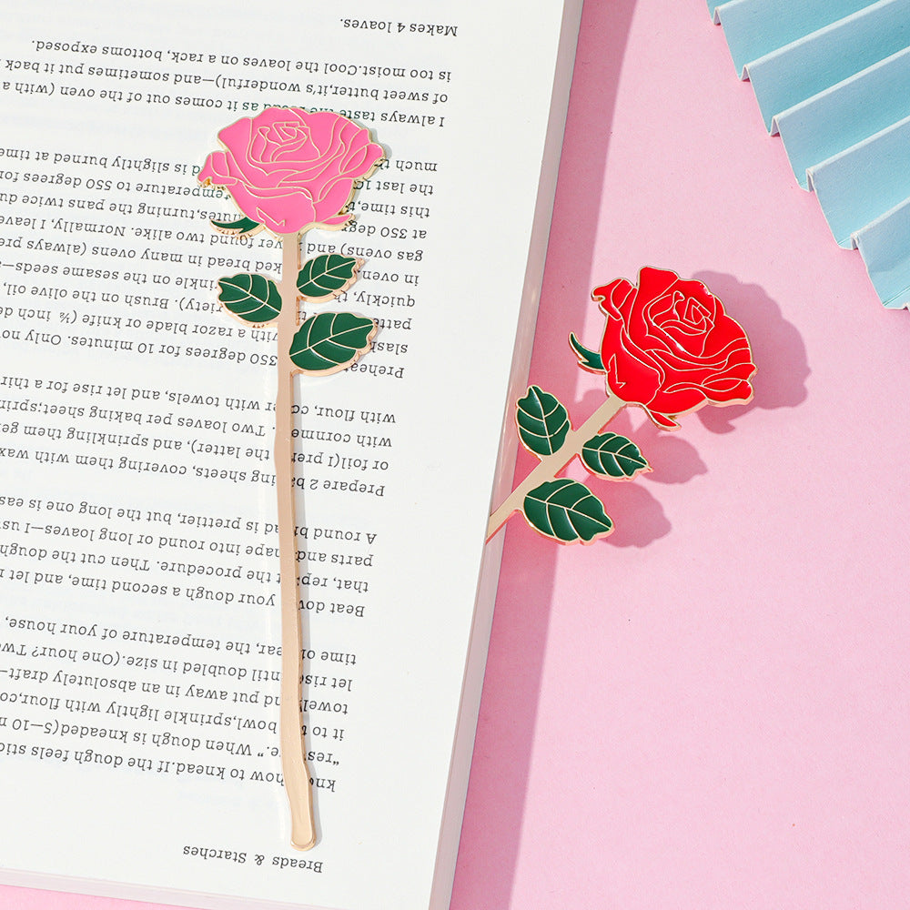0516 Rose Bookmark