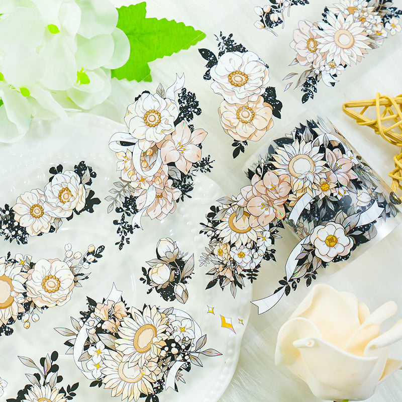 0804 T-343 Flower PET tape -6cm*2m